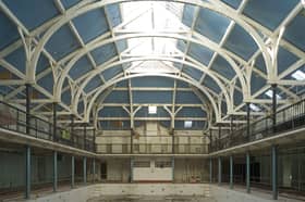 The old Infirmary Street baths, the first in the capital, which is now the Dovecot tapestry and weaving studios. PIC: HES
